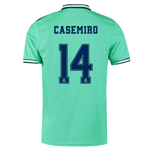 Trikot Real Madrid NO.14 Casemiro Ausweich 2019-20 Grün Fussballtrikots Günstig